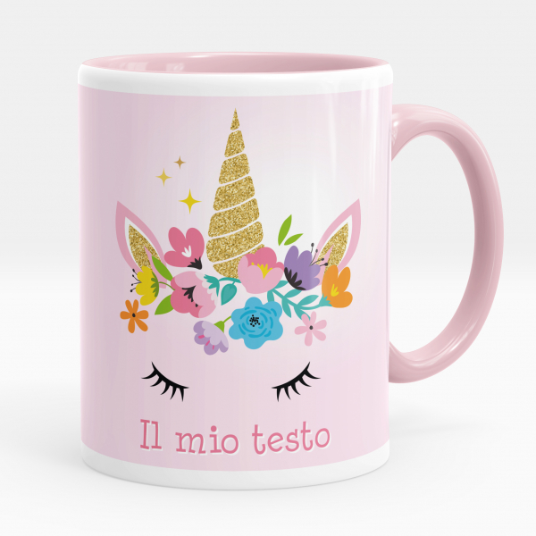 Tazza unicorno personalizzata / Tazza per bambini personalizzata / Tazza  per bambini / Regalo di compleanno per bambini / Prima tazza per bambini -   Italia