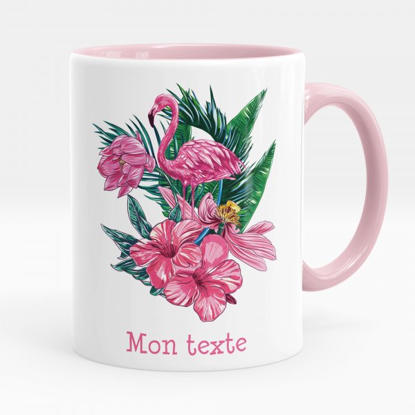 Tazza personalizzata - Fenicottero rosa tropicale