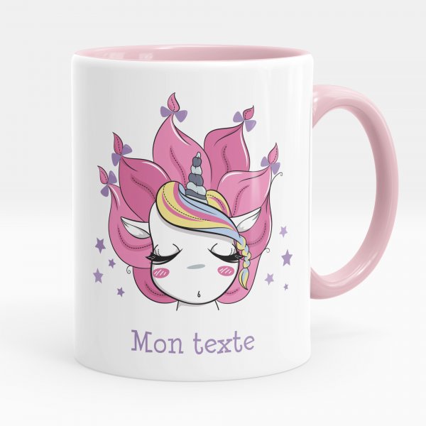 Tazza personalizzata - Unicorno, stelle